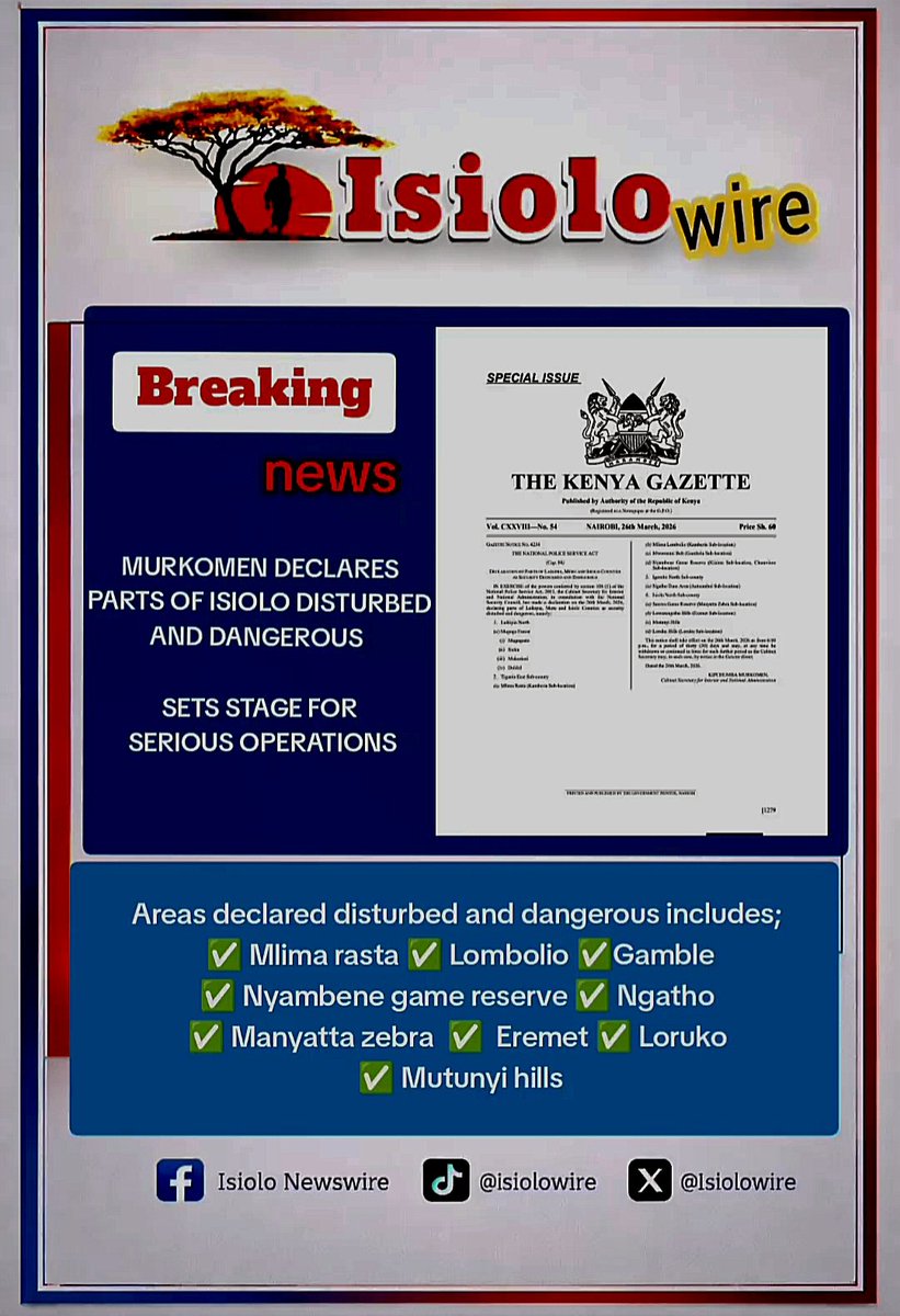 Isiolo Newswire tweet media