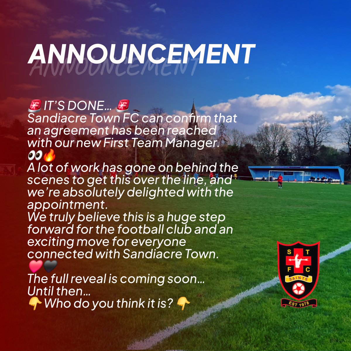 Sandiacre Town FC tweet media