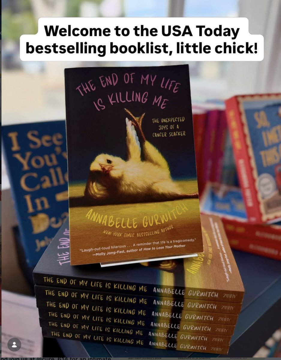 LAGurwitch's tweet photo. Love this  @USATODAY @USATODAYBooks  The books is intended for entertainment and education, a little something something for everyone. Humor, thank goodness, isn't something you need approval for from health insurance co. @IASLC @zibbyowens https://t.co/5UzC2JMz2M