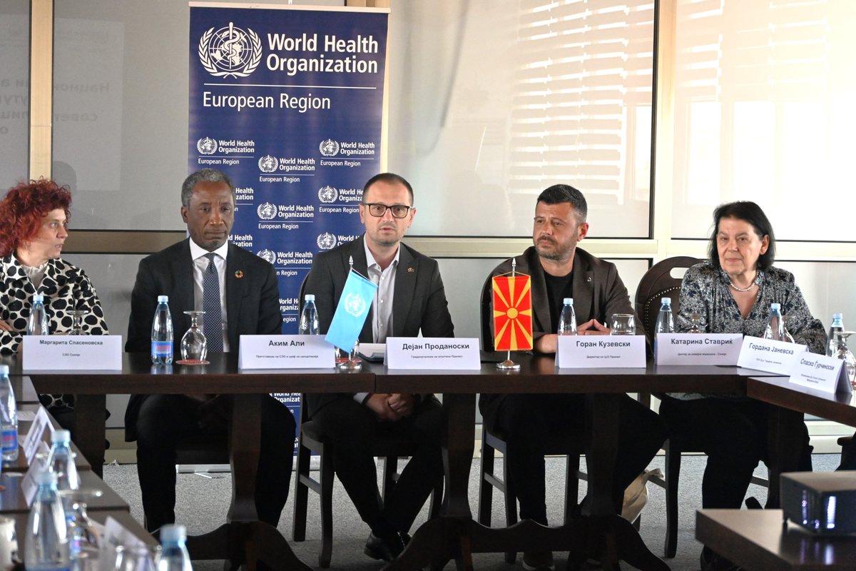 WHO North Macedonia tweet media