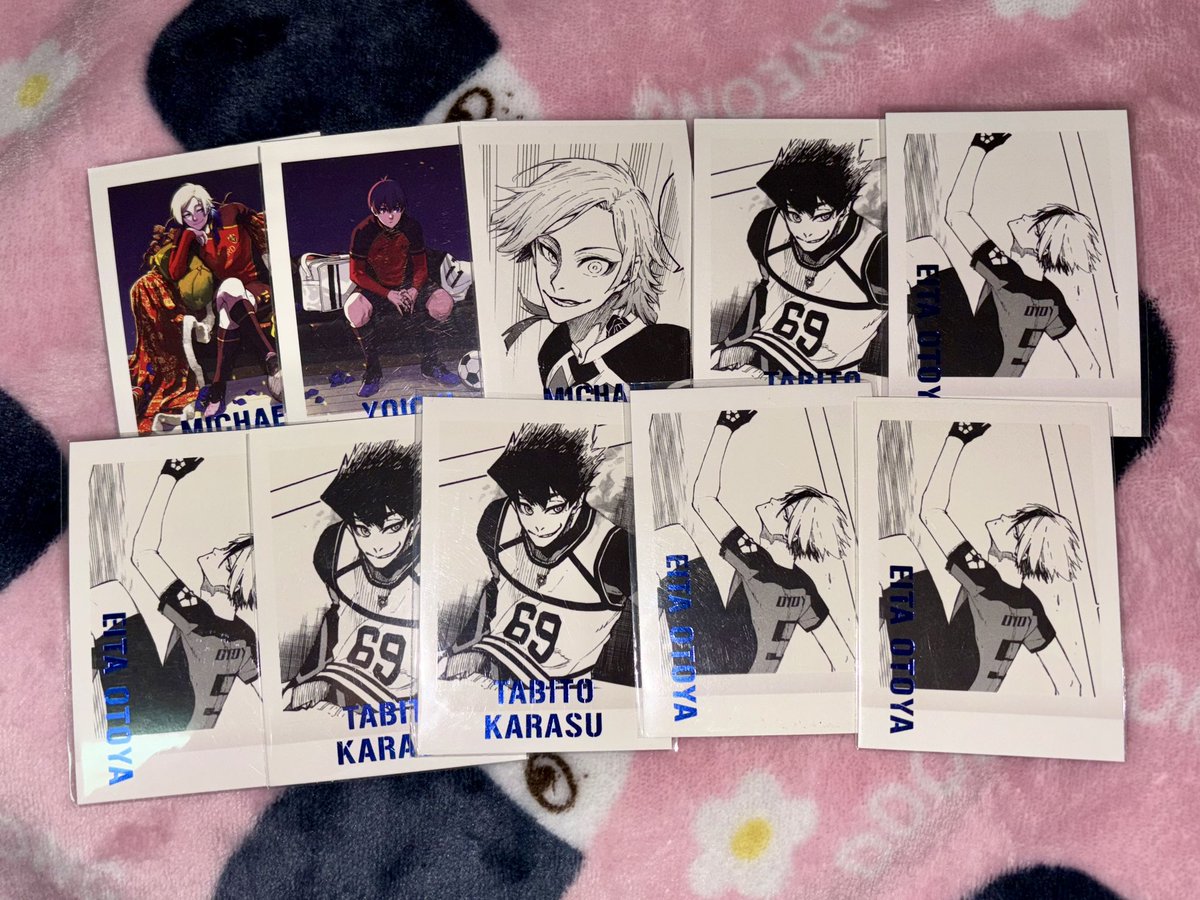 การ์ด นิทรรศการ
ไคเซอร์ อิซางิ คาราสุ โอโตยะ
350 ได้ทั้งหมด 10 ใบ
ไม่ขายแยกนะคับ ส่งฟรี 
#ตลาดนัดคุกฟ้า #ตลาดนัดbluelock
