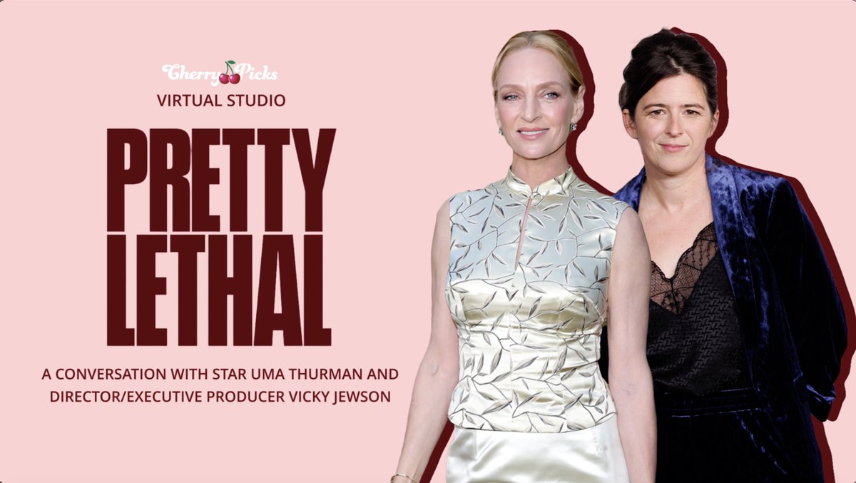 TheCherryPicks's tweet photo. Uma Thurman &amp; Vicky Jewson talked to #CherryPicks about their new film #PrettyLethal, the discipline &amp; strength of ballet dancers, originating the action of the story in dance first &amp; action second, and much more. 🩰 @primemovies 

🔗: https://t.co/NQZsJHHipj https://t.co/uBw9wftlhq