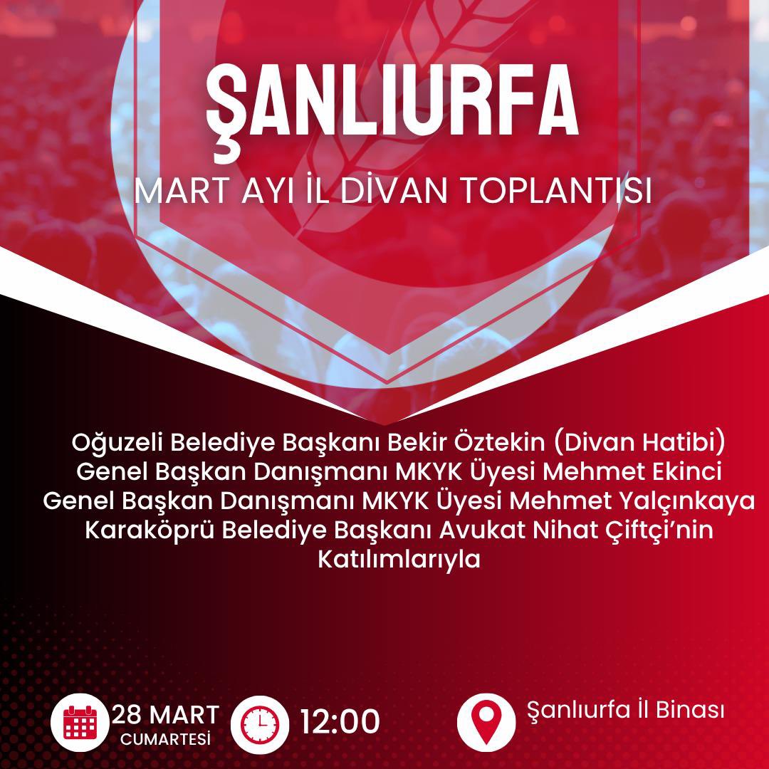 Yeniden Refah Şanlıurfa tweet media