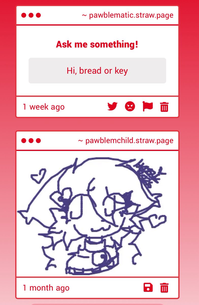Pawblematicc's tweet photo. WHYR ARE PEOPLE USING MY STRAWPAGE HELLPP https://t.co/pB41q8yqMQ