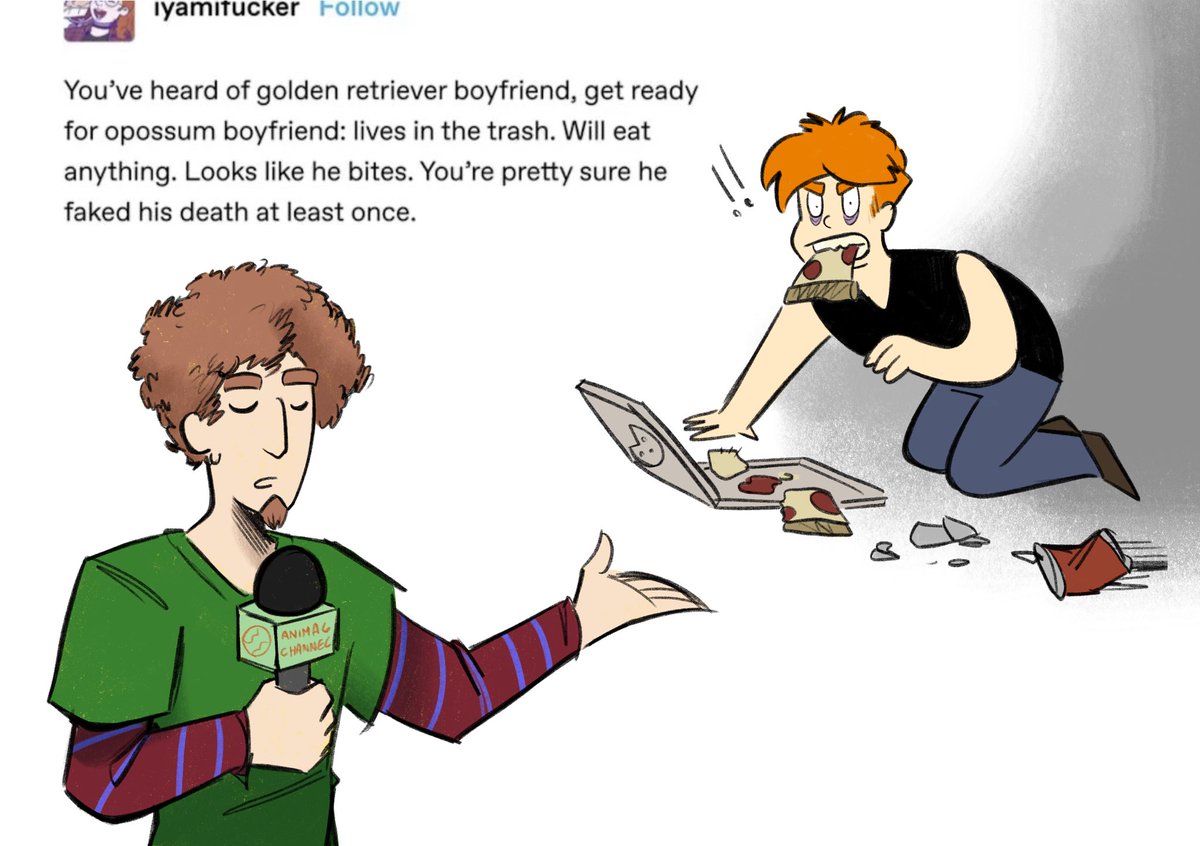 *David Attenborough voice* And here we can see the wild Lazarus in his natural habitat