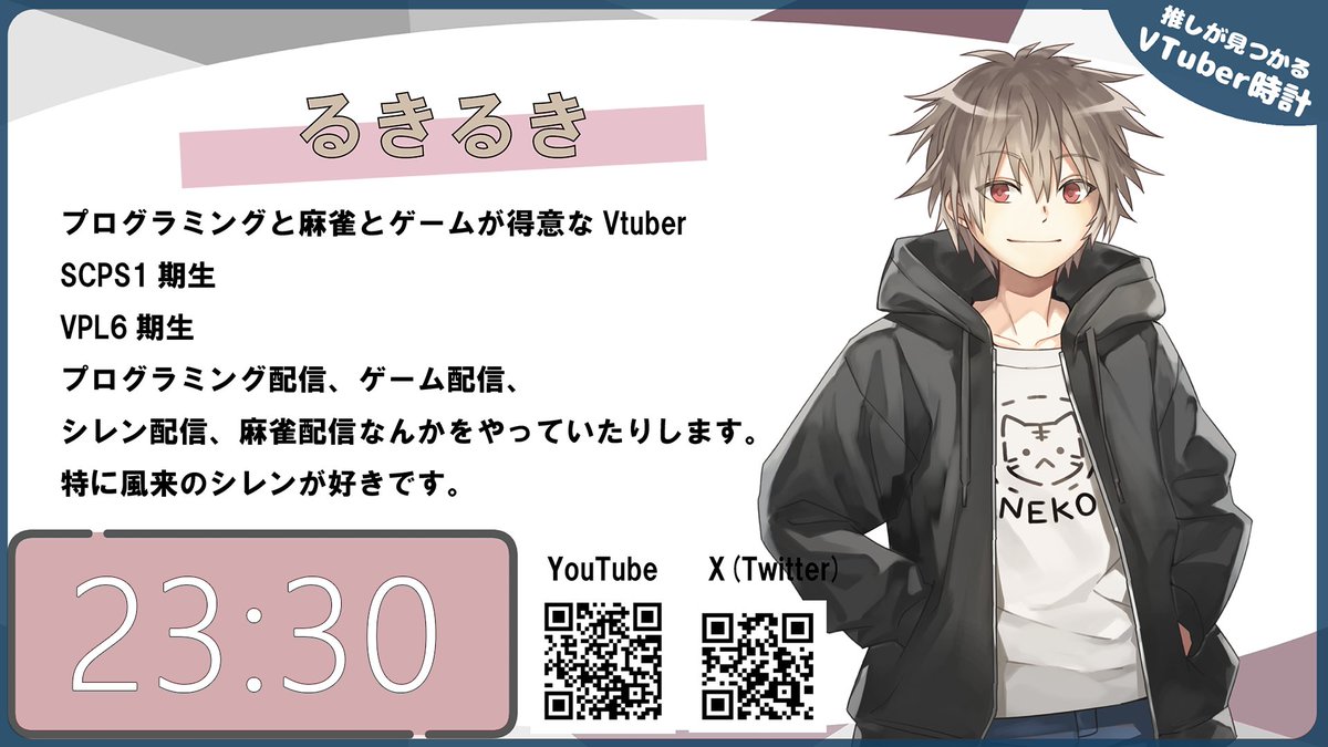 VTuber時計 tweet media