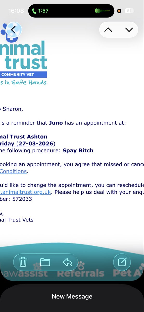 yeahbutmuuum's tweet photo. Easy Animal Trust. Just because she’s having an op, you don’t need to call my dog a derogatory term #DogWeek #dogdays #veterinary https://t.co/51geIUfYcx