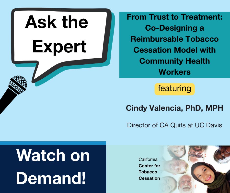 UCSF Smoking Cessation Leadership Center tweet media