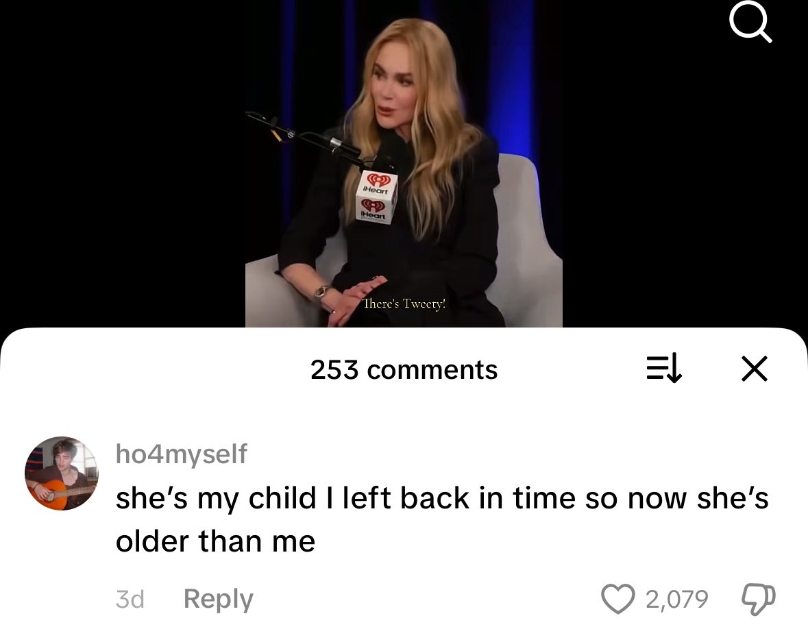 This comment abt nicole kidman dhdjhdjjdhd