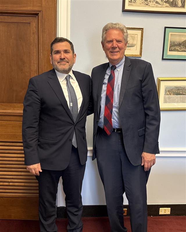 FrankPallone's tweet photo. Great to meet today with Evangelos Savva, Ambassador of Cyprus to the U.S., to discuss strengthening ties between our two countries and further cooperation in the important Eastern Mediterranean region. https://t.co/gmJzrTRwRB