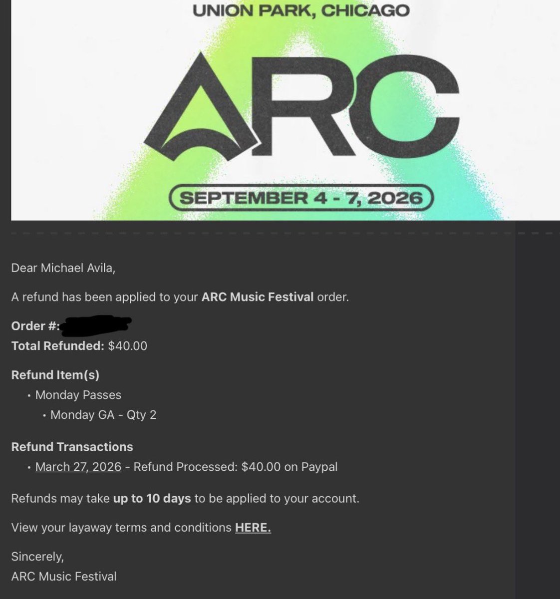 AvilaM74's tweet photo. @arcmusicfest thank you. https://t.co/uon7dBrV4x