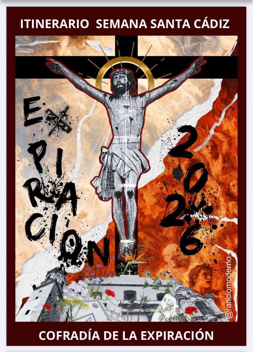 YA DISPONIBLE ITINERARIO DIGITAL PARA LA SEMANA SANTA 2026

También puedes obtener el itinerario impreso en la iglesia del Carmen, en la Casa de Hermandad o en cualquiera de las empresas colaboradoras

 drive.google.com/file/d/1V03wjd…