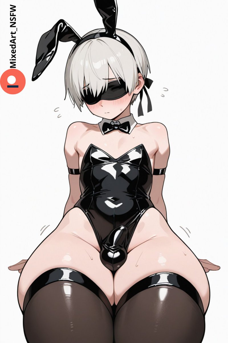 Femboy 9S (multimuse rp) tweet media