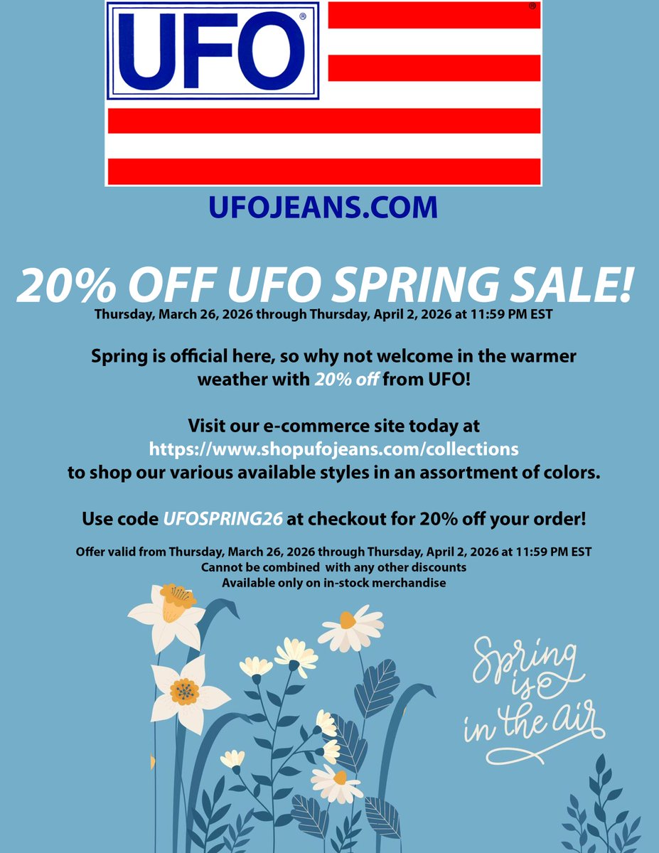 UFO_Jeans's tweet photo. Shop our e-commerce site today at https://t.co/FPtLK5Eu9m https://t.co/n36R2kS52Z