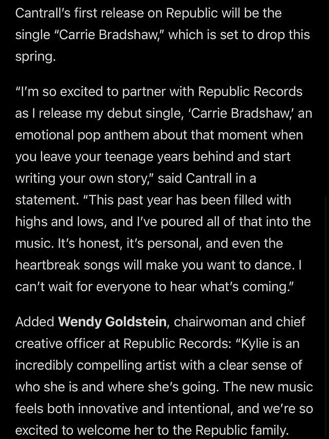 CantrallData's tweet photo. 📸 | Kylie Cantrall via instagram!

‘So excited for this new chapter🩷’ https://t.co/aSsujeb5S6