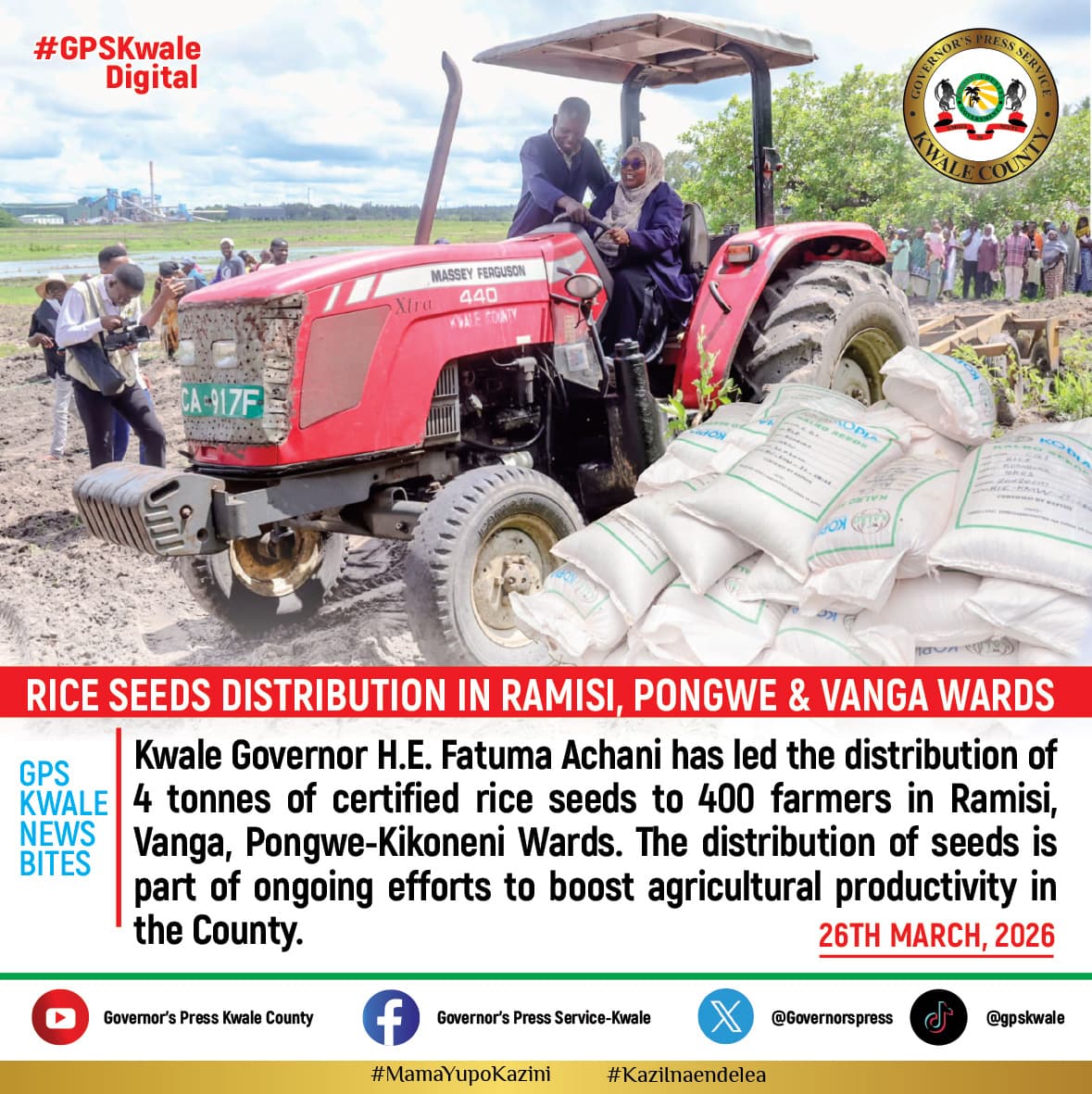 COUNTY GOVERNMENT OF KWALE OFFICIAL PAGE tweet media