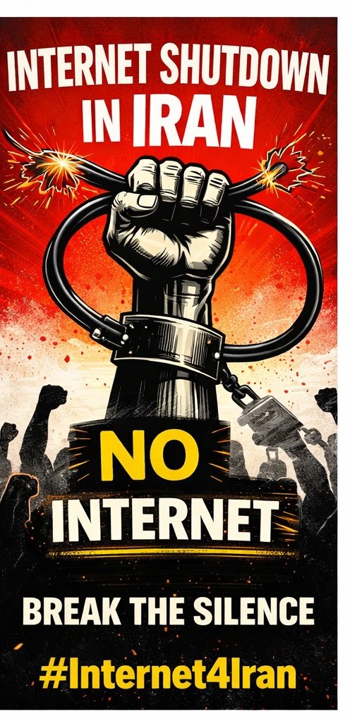 If you believe in freedom of information, join us.

Help us fight #DigitalBlackoutIran and bring visibility.
<a href="/elonmusk/">Elon Musk</a> <a href="/StateDept/">Department of State</a> act now.