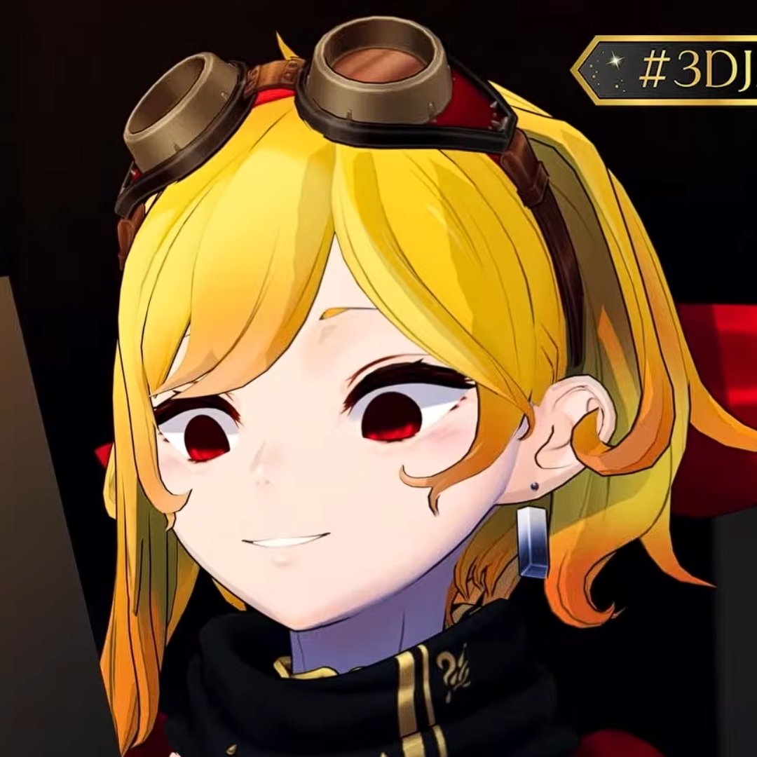 FrozeNaval_'s tweet image. Can't sleep yet the livestream got me teared up, so I made this lol. Here's Kaela's close-up reaction image #kaeLaugh #3DJAVU