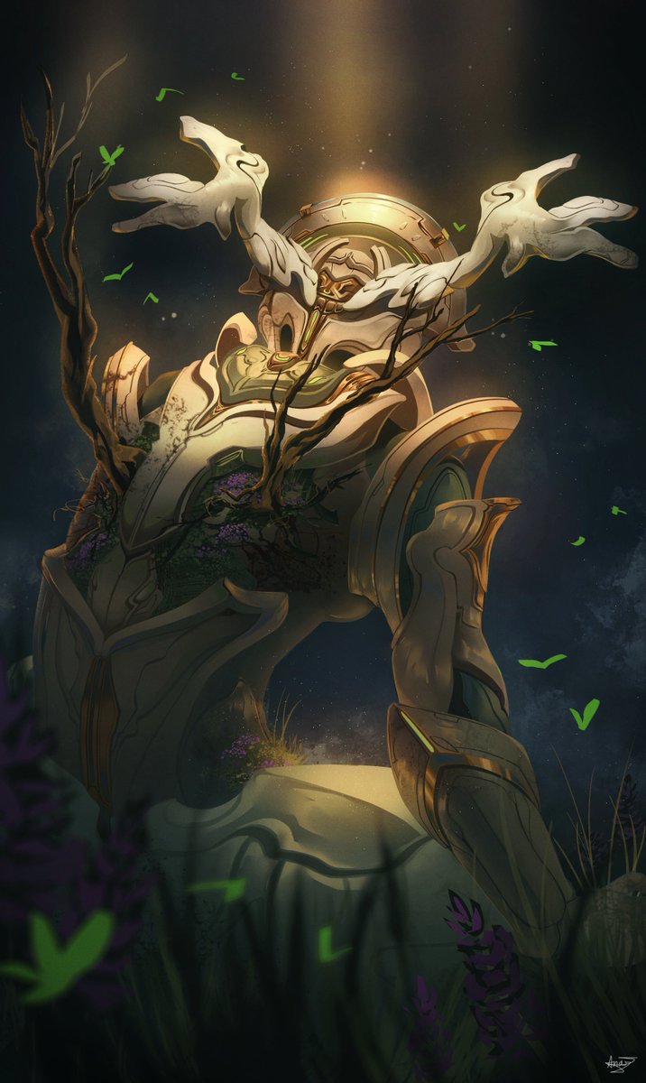 Aɴᴅ ᴏɴᴇ ᴅᴀʏ, ɪ ᴀᴍ ɢᴏɴɴᴀ ɢʀᴏᴡ ᴡɪɴɢs 🦋🌿✨
#warframefanart #warframe

It's been a while - so here's a Jade piece.

Other nice stuff/timelapse below in the thread:
