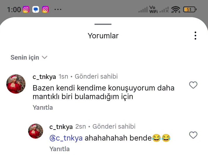 Bizim yalnızlığın geldiği son nokta
