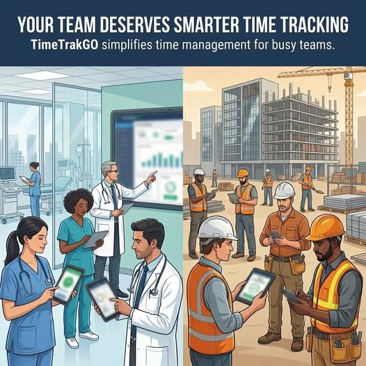 TimeTrakGO's tweet photo. Your team deserves smarter time tracking. 🕐
GPS tracking, facial recognition, and automatic PTO — no more end-of-pay-period panic. Just accuracy, clarity, and time back in your day.
Built for real teams. Priced for small business.
#TimeTrackingMadeEasy #SmallBusinessTools https://t.co/ViiYAhi59m