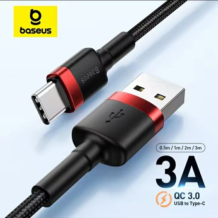 saad_aledw46518's tweet image. سرعة + متانة في كيبل واحد 🔥⚡️
كيبل Baseus USB إلى Type-C يدعم 3A و QC 3.0 لشحن سريع وأداء ثابت 🚀
تصميم قوي ومجدول يتحمل الاستخدام اليومي 💪

#Baseus #شحن_سريع #TypeC #QC30 #تقنية #اكسسوارات