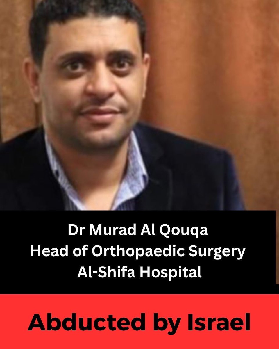 Free Dr Murad Al Qouqa 

#FreeThemAll