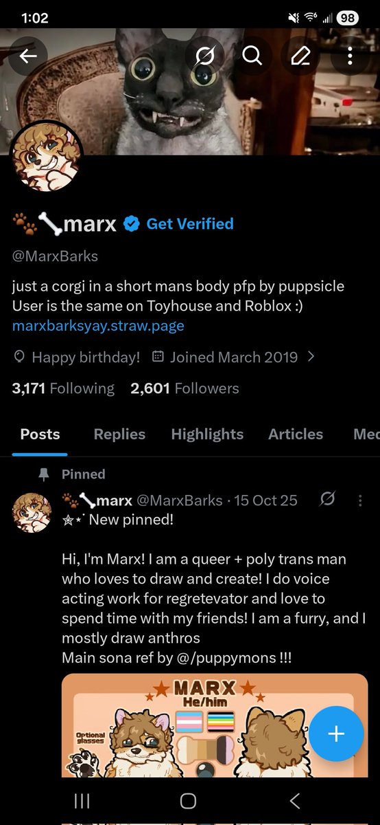 🐾🦴marx tweet media