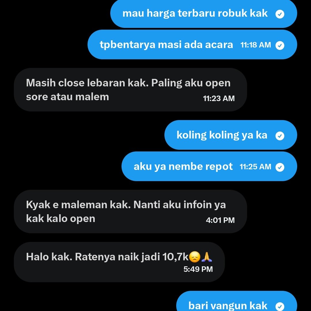 cenednod's tweet photo. hAI GUSYYY👋🏼 ned maw REKOMEN SELLER TERMAHADAHSYAT robux gamepass 🥁🥁 my one and only lovely kakeko sayangku kebanggaanku @ahliperkucingan
KENAPA?? selain robux gpnya murah, kakeko bisa direcokin dan ASIK??¡!!? bonusnya kakeko jadi pendengar yg baik :9 ily kakeko https://t.co/ydYYNXmSyr