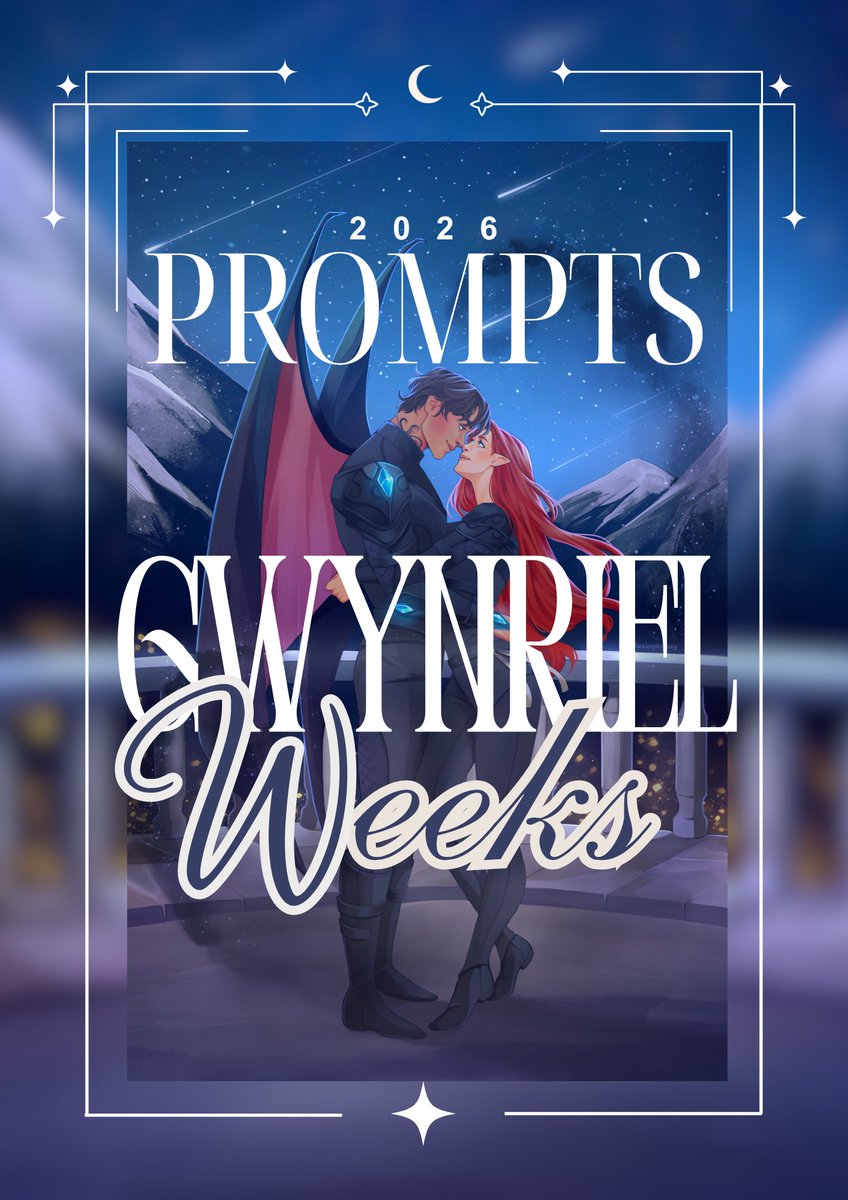 gwynrielweeks's tweet photo. 💖🎶💖 Gwynriel Weeks 2026 prompts are here! With ACOTAR 6 &amp; 7 on the horizon, we are so excited for what’s to come. Even though we don’t have new content in our hands just yet, we’re still celebrating with 2 weeks of fun, featuring 7 prompts to ✨ spark ✨ your creativity 💖🎶💖 https://t.co/bDSu9c5Ley