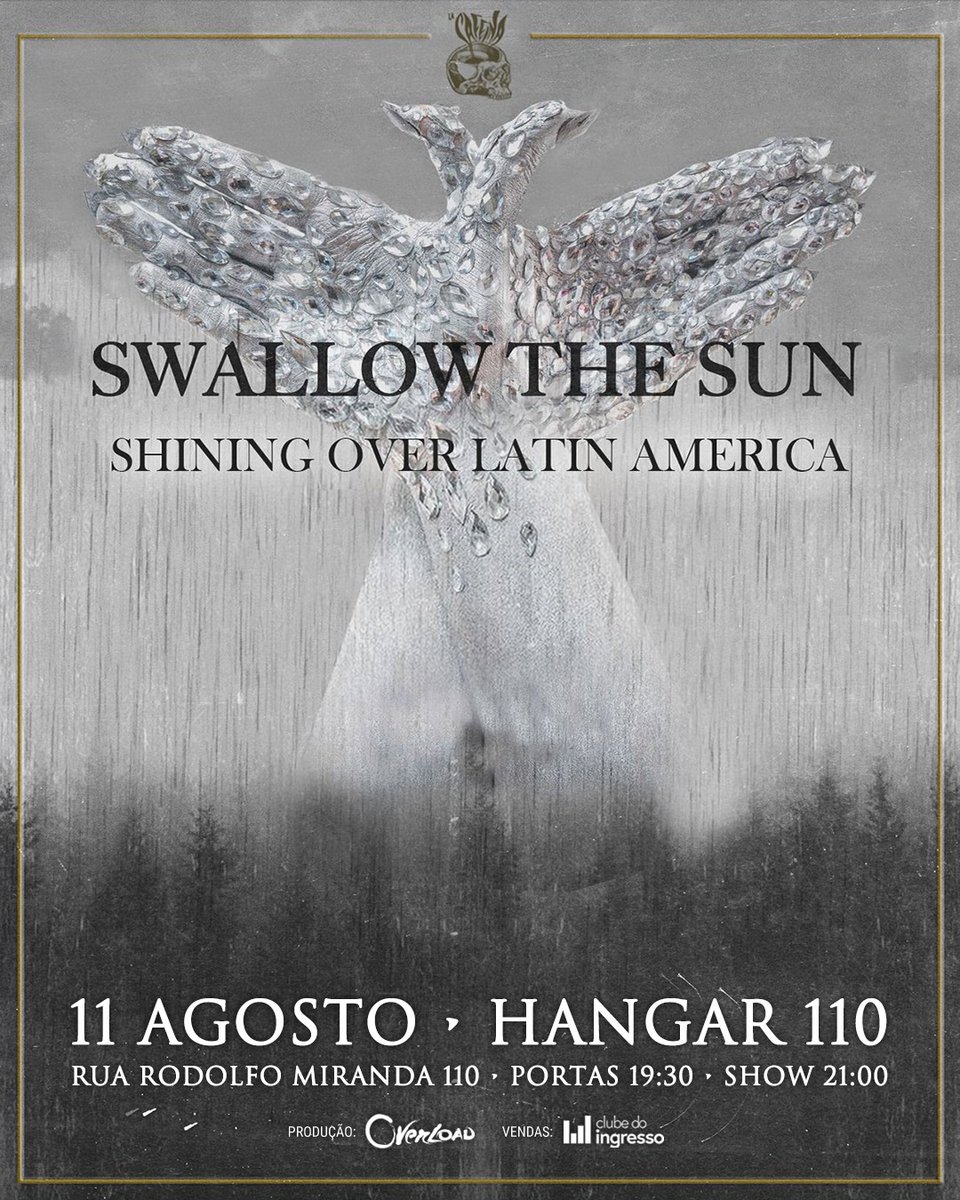 OverloadBrasil's tweet photo. Swallow The Sun em São Paulo! 

Ingressos já à venda pelo Clube do Ingresso. https://t.co/C5V93z7xpt https://t.co/cpVtAdZLuM