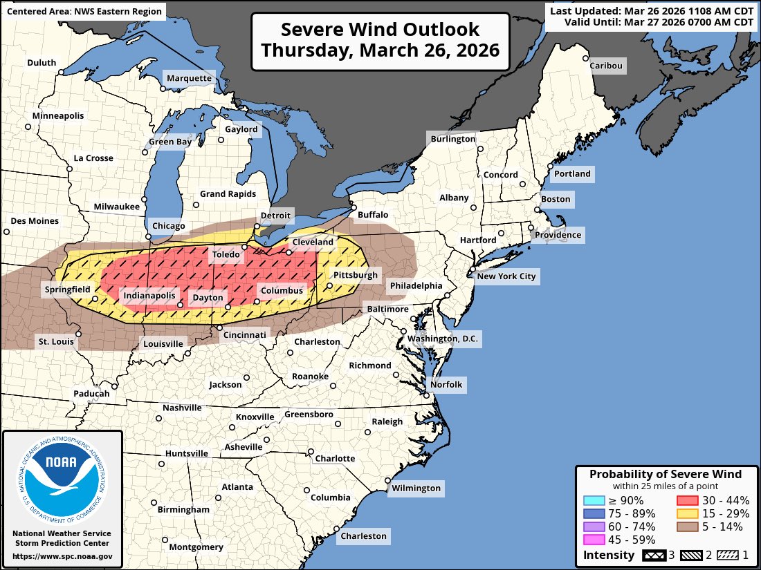 VortixWx's tweet image. From the Mideast to the Midwest, we have more severe weather in store now in the Midwest from #Illinois to #Ohio. We have a threat of a few tornadoes, destructive winds &amp;amp; very large hail. 
#ILwx #INwx #OHwx #severewx