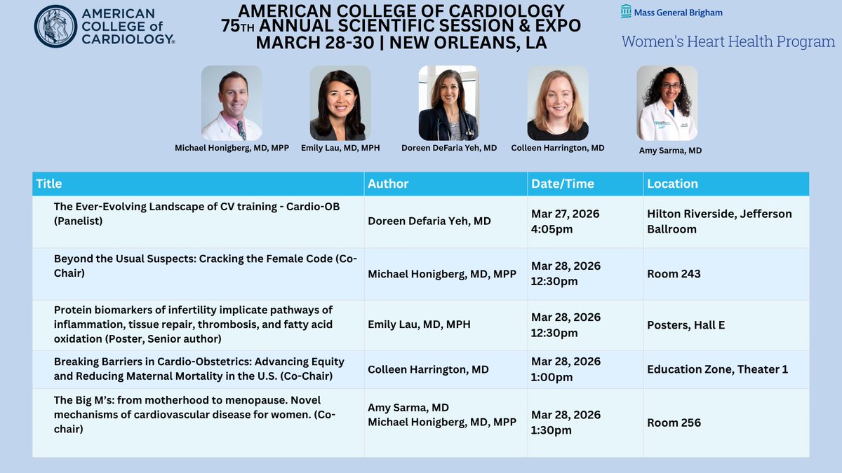 Mass General Brigham Women's Heart Health Program tweet media