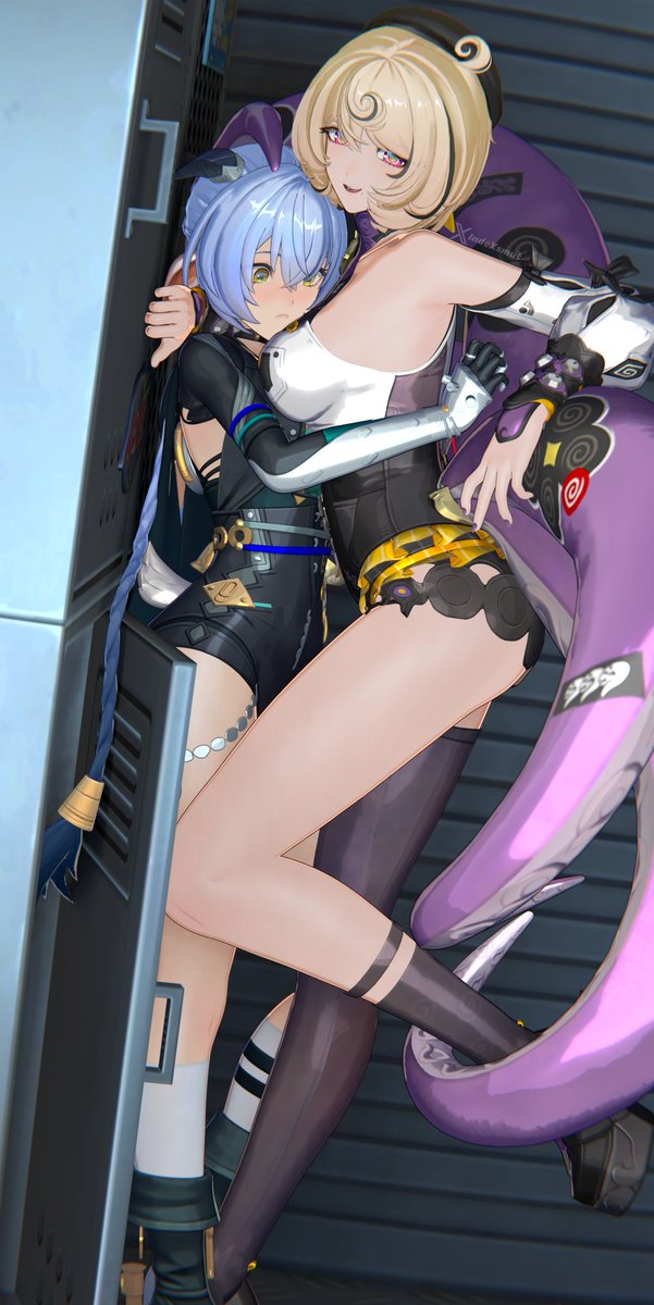 "A tight fit ain't it?"

Lucia by : <a href="/DaB_neko/">DaB</a> 
Yidhari by : <a href="/HeliosPrimes/">SegsUltimate🔞</a> 
Map by : <a href="/MattoGatto__/">MattoGatto_</a> 

#ZenlesZoneZero #zzzero #ZZZ #绝区零 #3DCG #b3d #blender