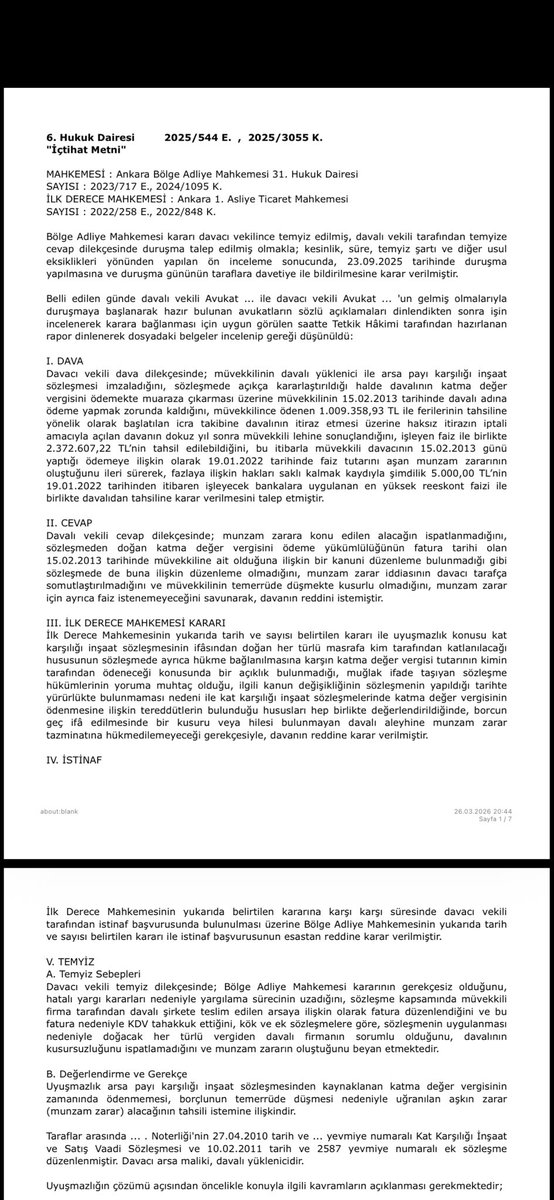 Av. Faruk ERDOĞAN tweet media