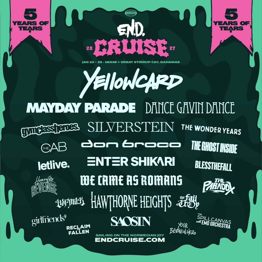 wecameasromans's tweet photo. @emosnotdead - 3 unique sets. we’ll be playing songs we havent played in 10+ years and likely won’t play again. sound off in the comments with requests. https://t.co/YSvhU3L92v