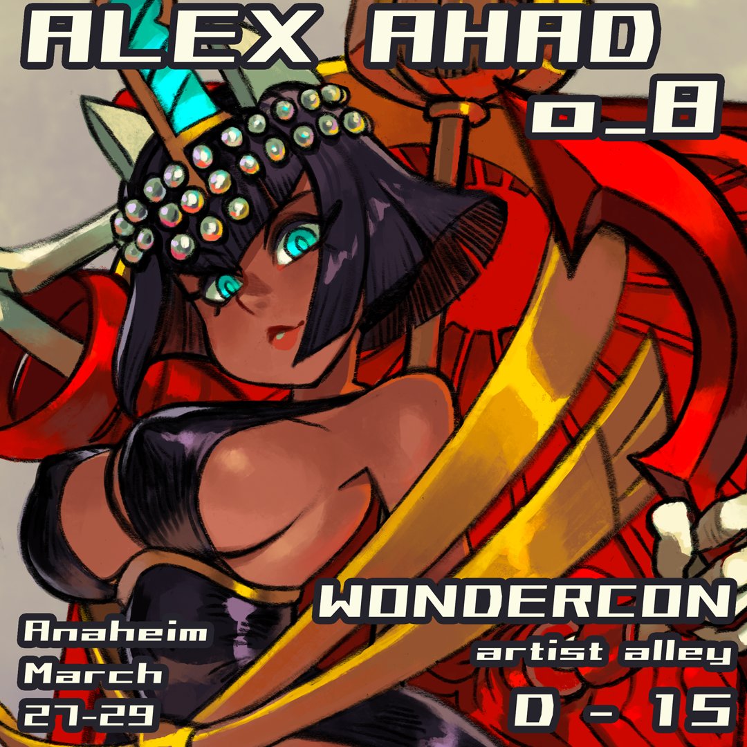 o_8 Alex Ahad @ Wondercon Artist Alley D-15 tweet media