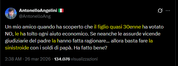 AlanGuerzoni's tweet photo. Il virus del #wokismo 🏳️‍🌈si insinua nella patriottica e tradizionale famiglia di Nello 🇮🇹. Riuscirà il nostro eroe a coniugare correttamente il #genere all'interno dello stesso paragrafo? Ai Post-it l'ardua sentenza! https://t.co/j8Zbq3Q966