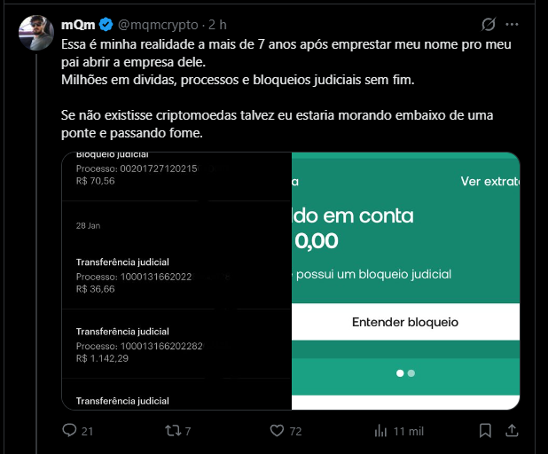 Choquei BTC tweet media