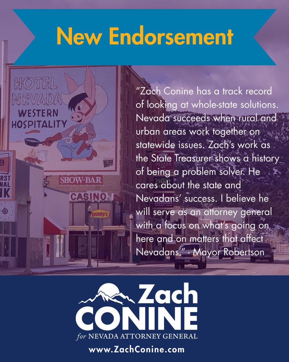 Zach Conine for Nevada Attorney General tweet media