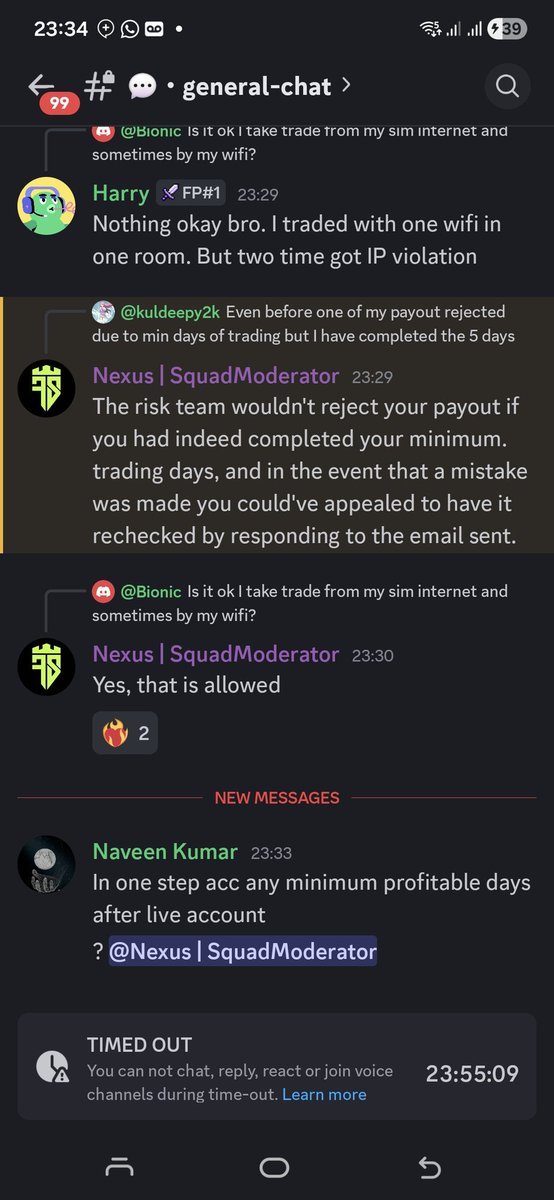 kuldeep2k's tweet photo. What is this behavior @fundedsquad  i was just trying to justify my self and sharing my side of the story.. https://t.co/OvjHhXgfnI