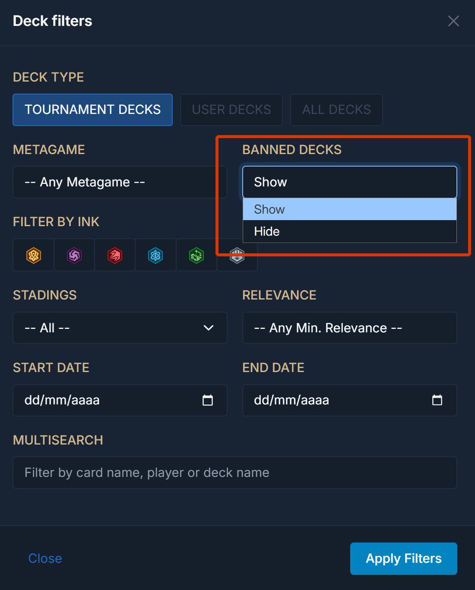 inkDecks: Lorcana Decks tweet media
