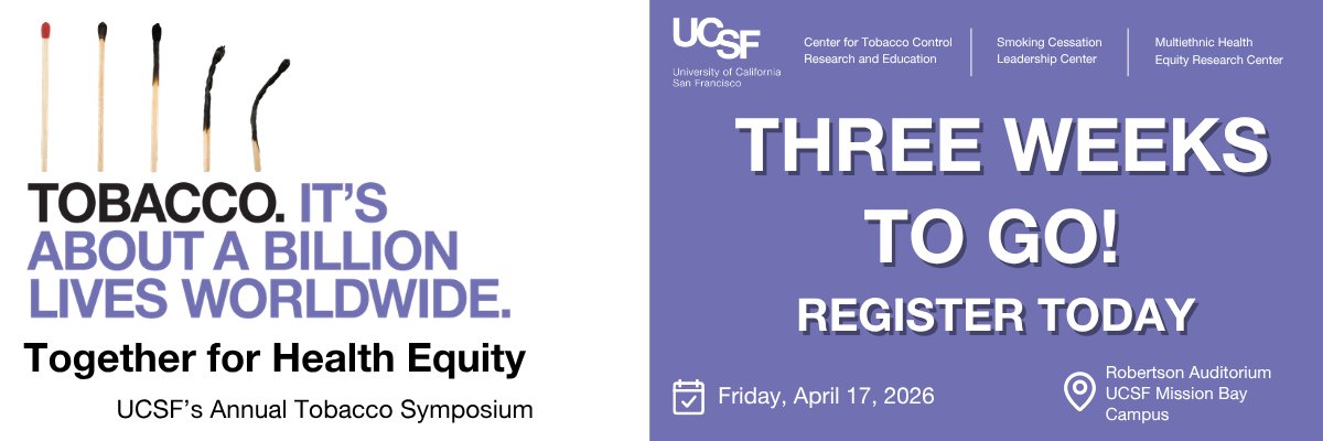 UCSF Smoking Cessation Leadership Center tweet media