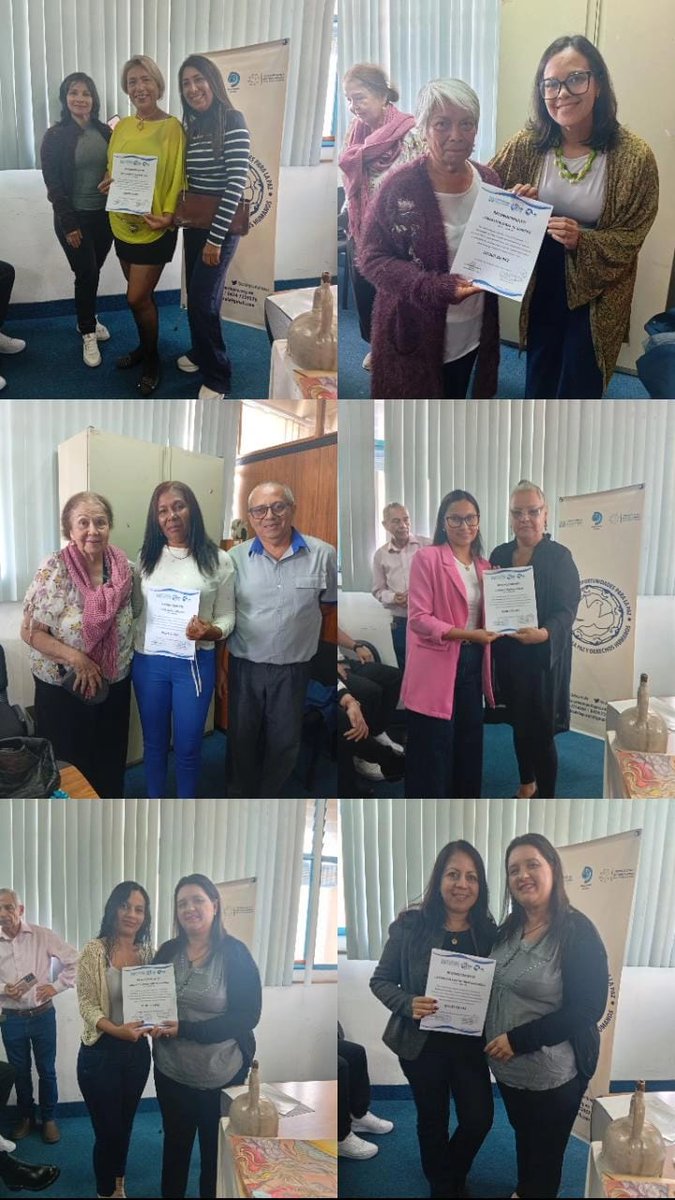 Momentos de la entrega en acto público del Reconocimiento MUJERES DE PAZ en la ciudad de #merida #Venezuela a cargo de Cátedra Cultura de Paz / Universidad de Los Andes | <a href="/catedradelapaz/">CátedraCulturadePazULA</a> <a href="/culturaula/">Dirección de Cultura ULA</a> <a href="/ULA_Venezuela/">Univ. de Los Andes</a>