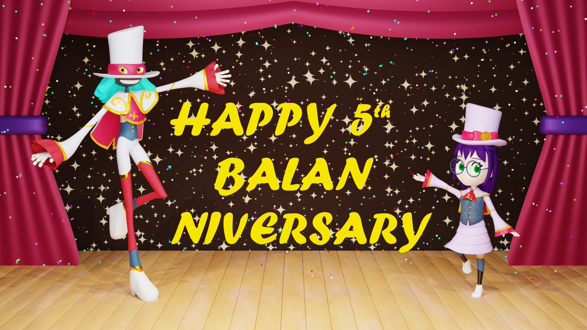 MewMewMeadows's tweet photo. Five (5) years ago, the fantastical, theatrical, spectacular game Balan Wonderworld released! 💖✨🎩🌟
(Also my first Balanniversary piece)
#BalanWonderworld #WonderworldPositivity https://t.co/rGMDaxboec