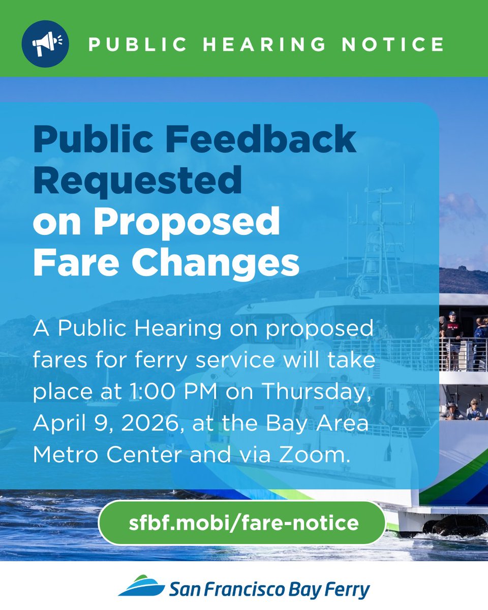 San Francisco Bay Ferry tweet media