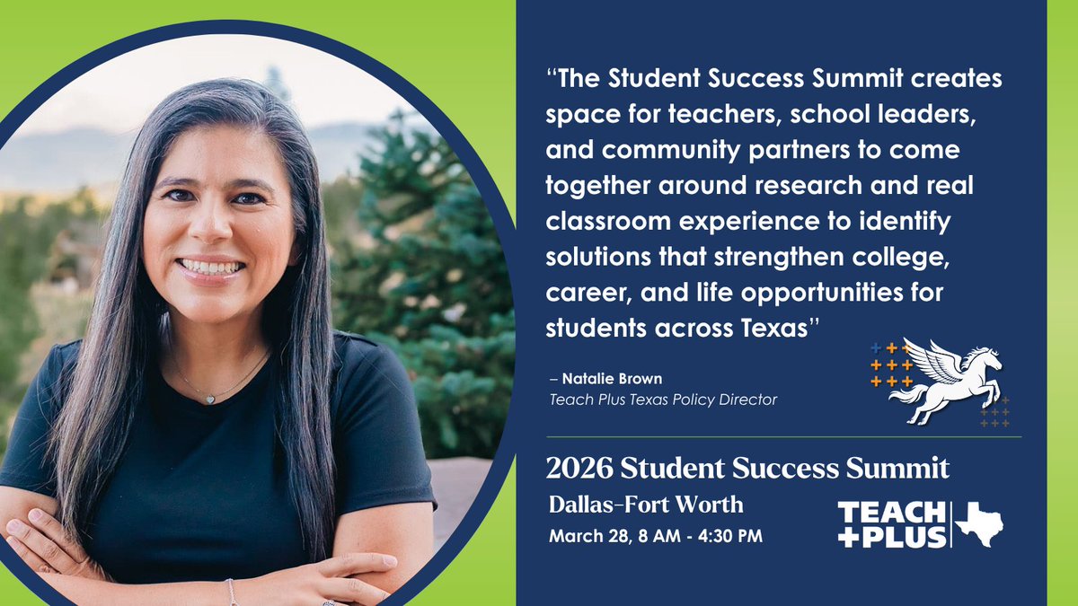 teachplusTX's tweet photo. Our @teachplusTX Policy Fellows –– current classroom teachers –– are conducting statewide research to understand what it takes to ensure every student earns a postsecondary credential or degree within six years of graduation.

On Saturday, we'll take a look at what that means 👇🏽 https://t.co/aNvrZBfTct