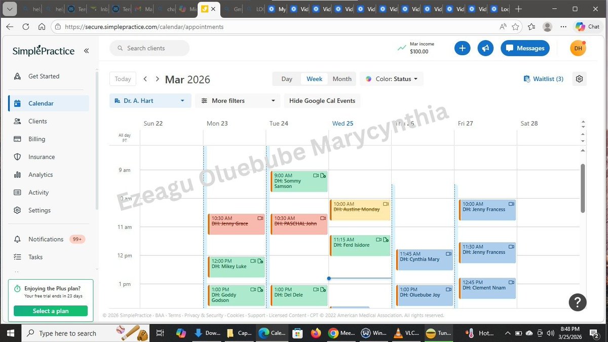Marycynthi13441's tweet image. Building hands-on experience as a Medical Virtual Assistant 💻

Practicing with Simple-Practice EHR. I worked  on...
📌 Patient onboarding.  
📌 Scheduling
📌Communication workflows.

I'm open to internship  roles to grow $ gain real-world experience.
#MedicalVA #EHR #OpenToWork