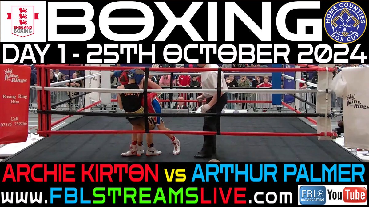 FBLbroadcasting's tweet image. AVAILABLE TO THE PUBLIC NOW!!! AMATEUR BOXING!! THE COUNTIES BOX CUP 2024 - DAY 1 - ARCHIE KIRTON vs ARTHUR PALMER - 25/10/2024!!! It's the Men's Schools A (2012) 44KG. youtu.be/6wqa2PAFCNA

#FBL #fblbroadcasting #broadcast #fblsport #fblstreamslive #AmateurBoxing #boxcup