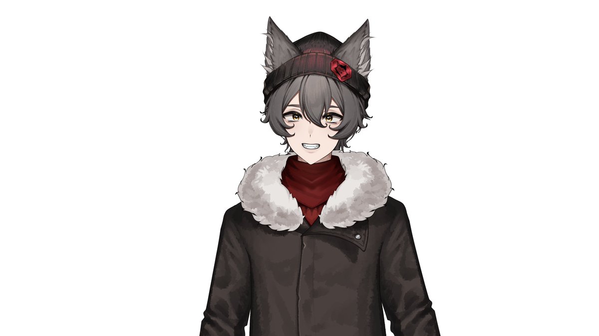 HuskyHito's tweet photo. @VTubeStudio came out with their 16k screenshot option. It's crazy! Anyway, here's me in super high res. Look at them teethies! https://t.co/1ghcWcVtKD